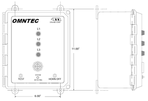 LU9-LF | 9 Channel Alarm Panel Float Sensors