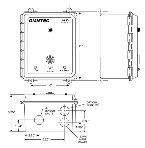 LU1-OW | High Oil Alarm Panel