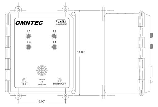 LU4-LF | 4 Channel Alarm Panel Float Sensors